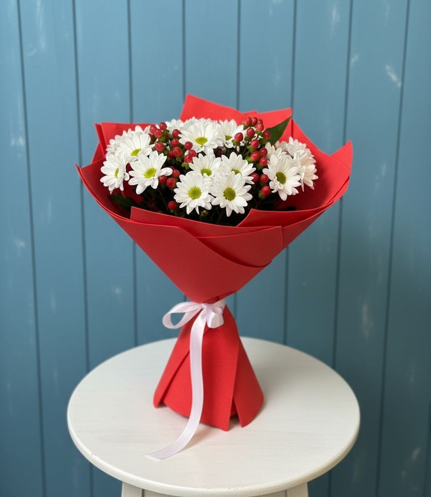 Букет цветов из: Хризантемы в Шохово