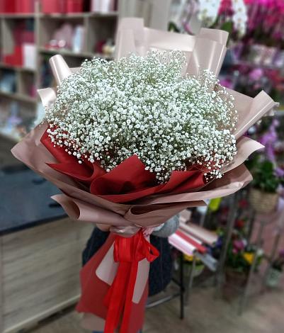 Букет цветов из: Гипсофила в Шохово