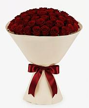 Букет 101 Бордовая роза Блэк Бакарра в Шохово