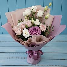 Букет цветов из:  Розы и Лизиантусы в Шохово