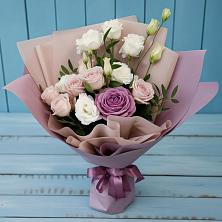 Букет цветов из:  Розы и Лизиантусы в Шохово