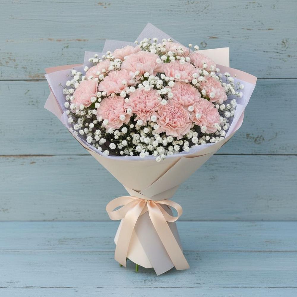 Букет цветов из: Гвоздики в Шохово