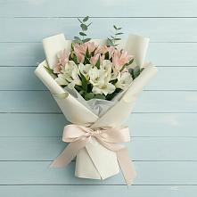 Букет цветов из:  Альстромерии в Шохово