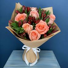 Букет цветов из:  Розы и Альстромерии #REPLACE_PRED# Шохово