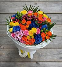 Букет цветов из:  Розы и Хризантемы в Шохово