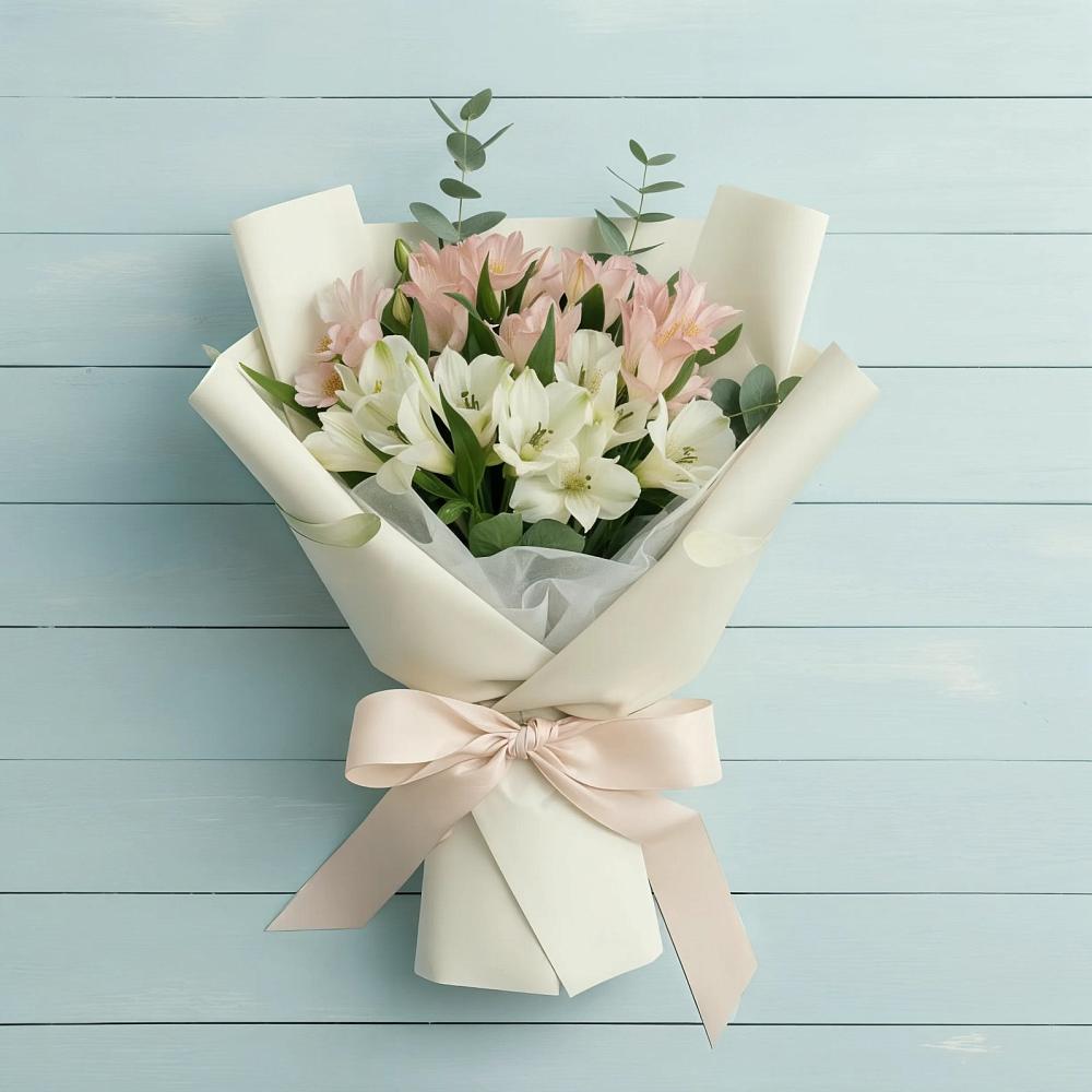 Букет цветов из: Альстромерии в Шохово