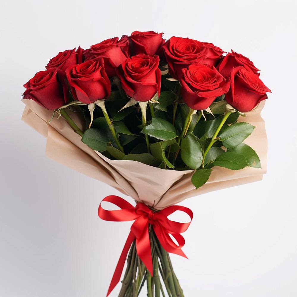 Букет 11 Красных роз Эдлесс Лав в Шохово